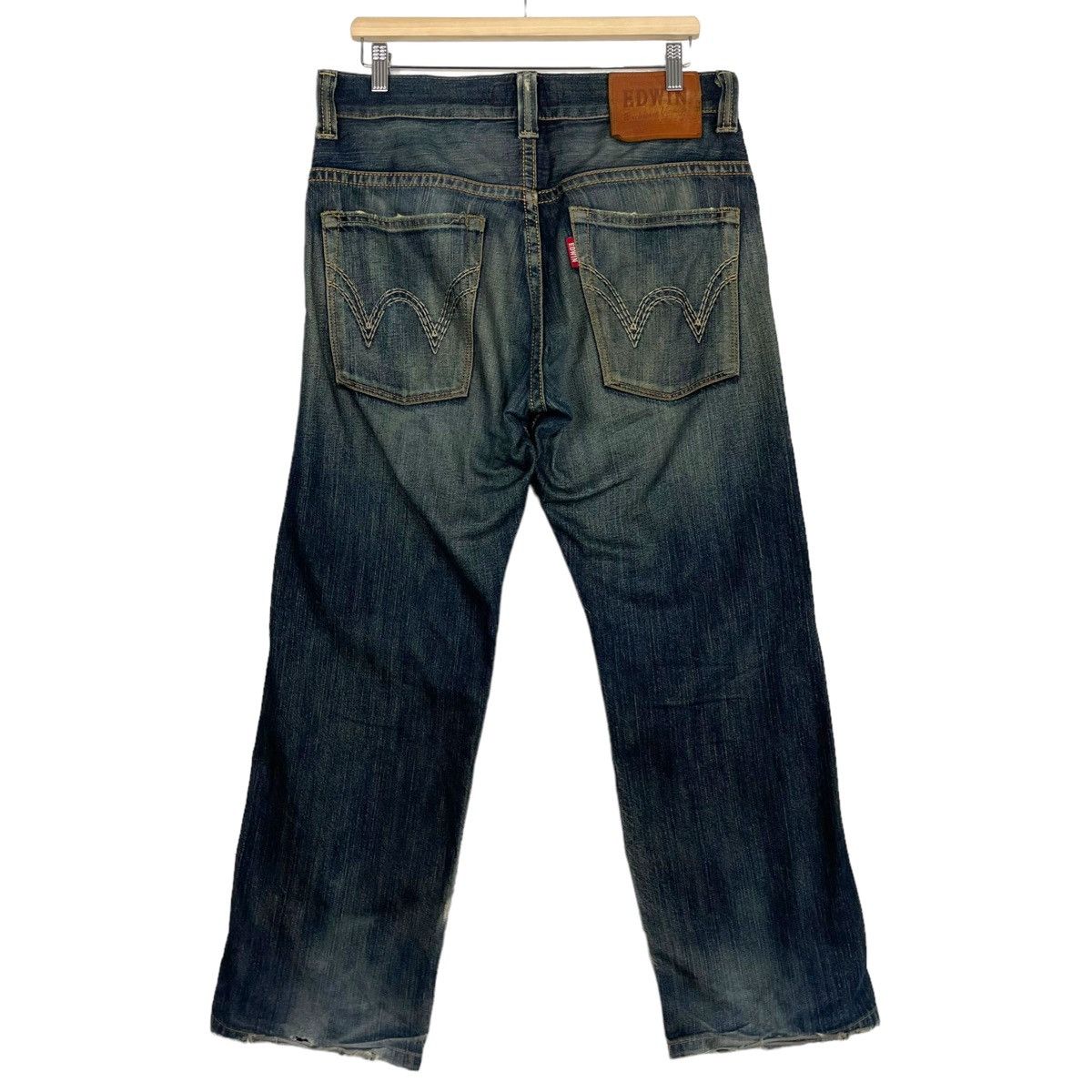 Edwin × Japanese Brand FLARE 💥 EDWIN EXCLUSIVE DENIM JEAN Size US 34 / EU 50 - 8 Thumbnail