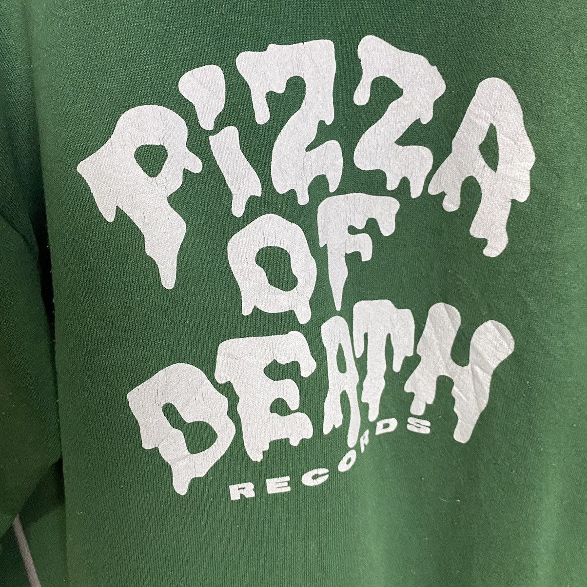 Band Tees × Lee × Vintage Vintage 80s Pizza Of Death distressed hoodie Size US M / EU 48-50 / 2 - 8 Thumbnail