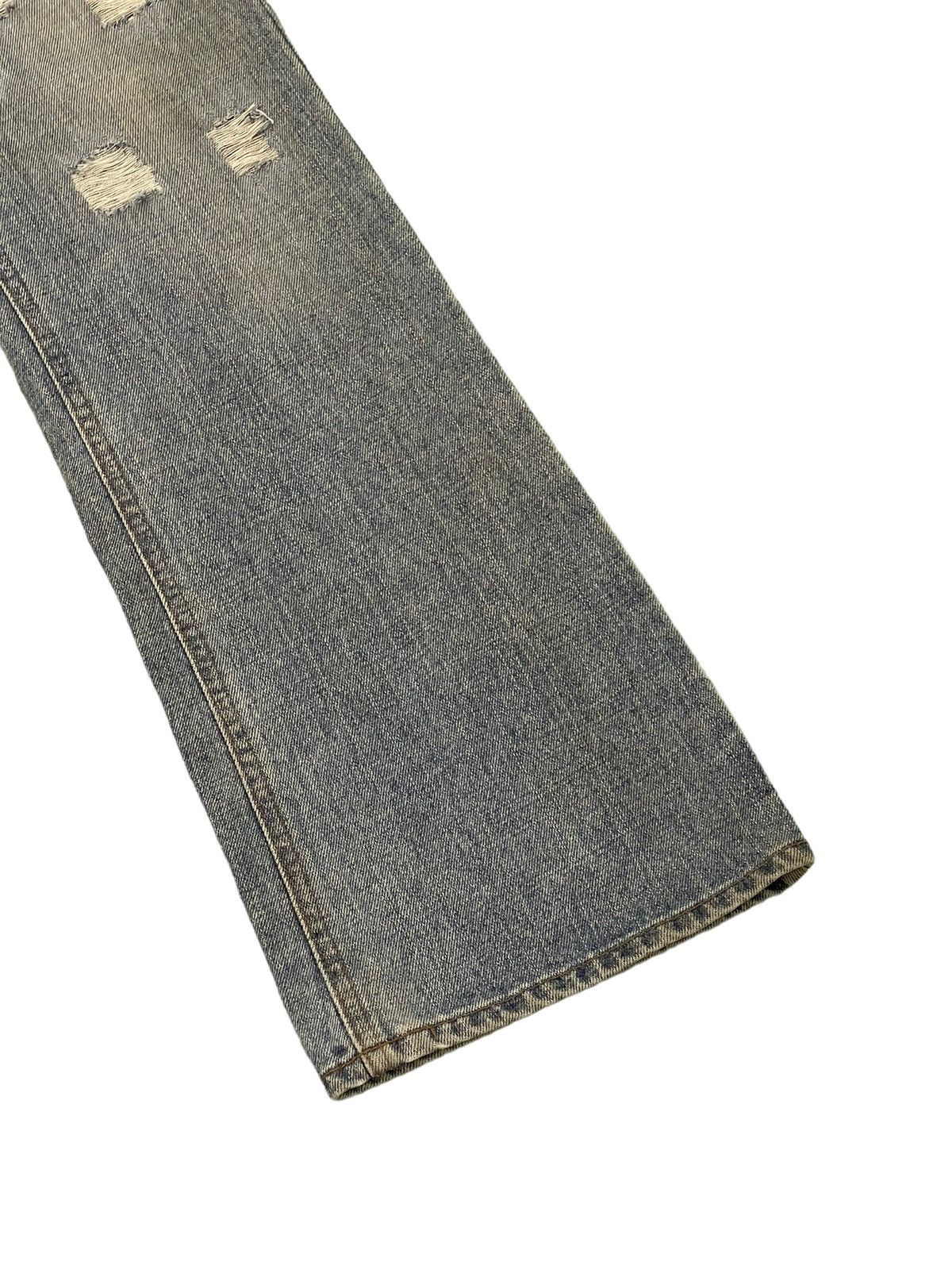 Japanese Brand Flare Jeans Vtg Bobson Japan Distress Boot Cut 6🟦1 Size US 30 / EU 46 - 4 Thumbnail