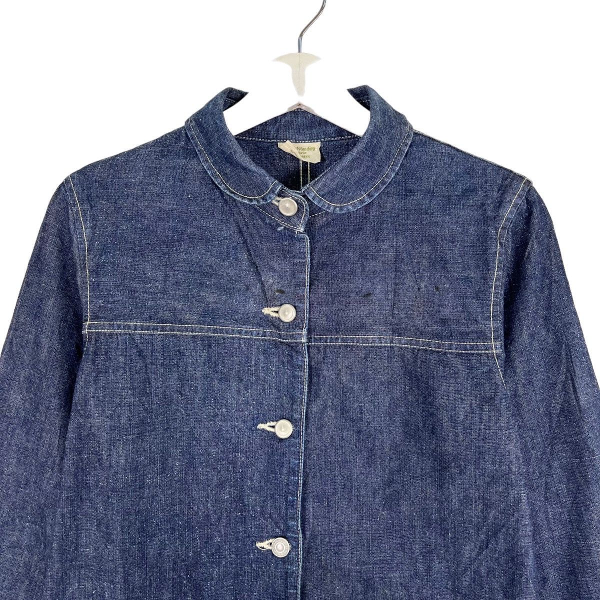 Japanese Brand 💥 DUNGAREES by JOHNBULL NAVY JACKET Size M / US 6-8 / IT 42-44 - 3 Thumbnail
