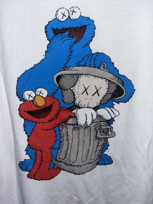 Kaws UNIQLO KAWS SESAME STREET COMPANION ELMO COOKIE MONSTER | Grailed