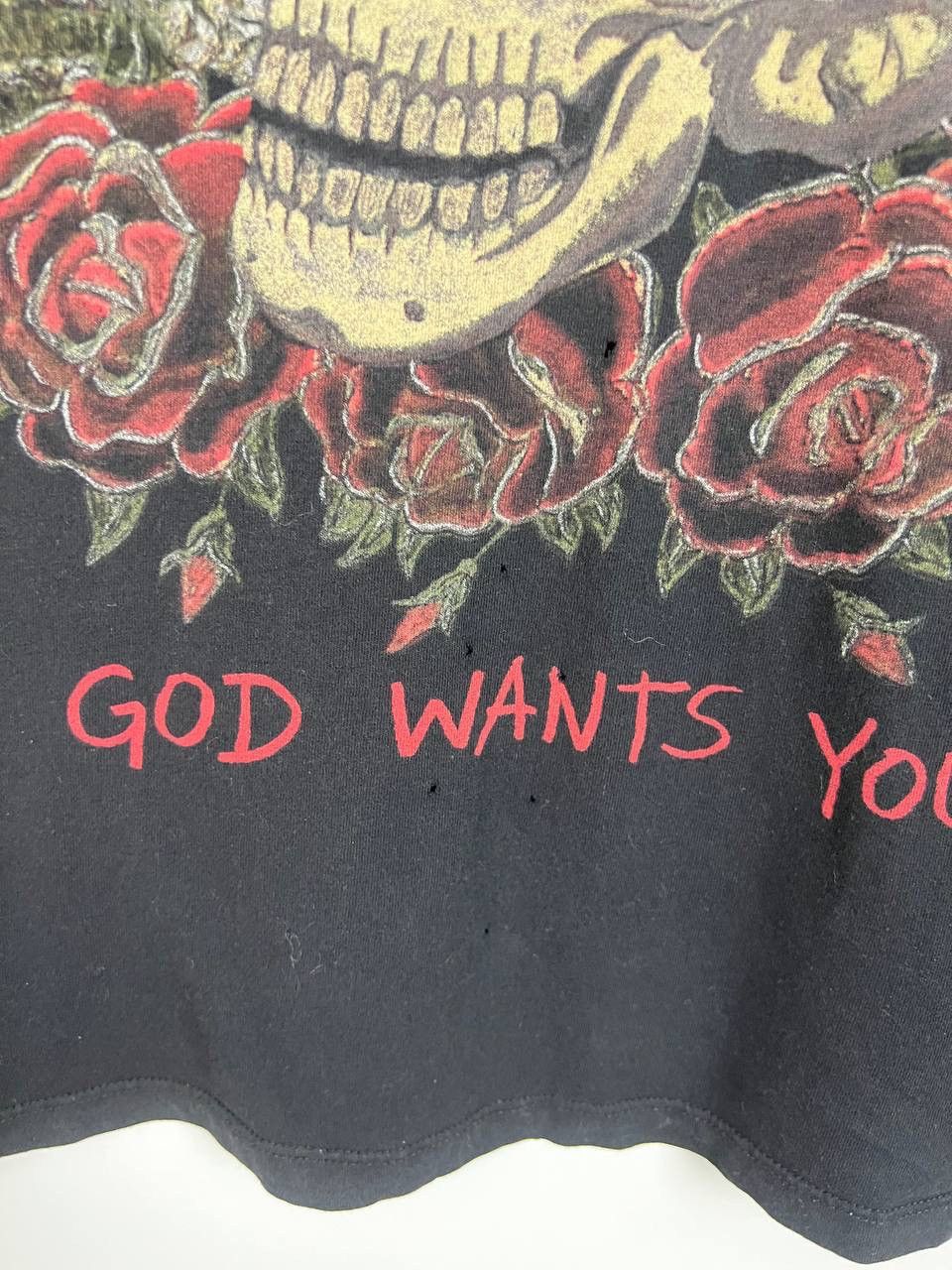 Kanye West × Vintage Kanye West Yeezus God Wants You vintage t-shirts wmns Size 8 Size S / US 4 / IT 40 - 5 Thumbnail