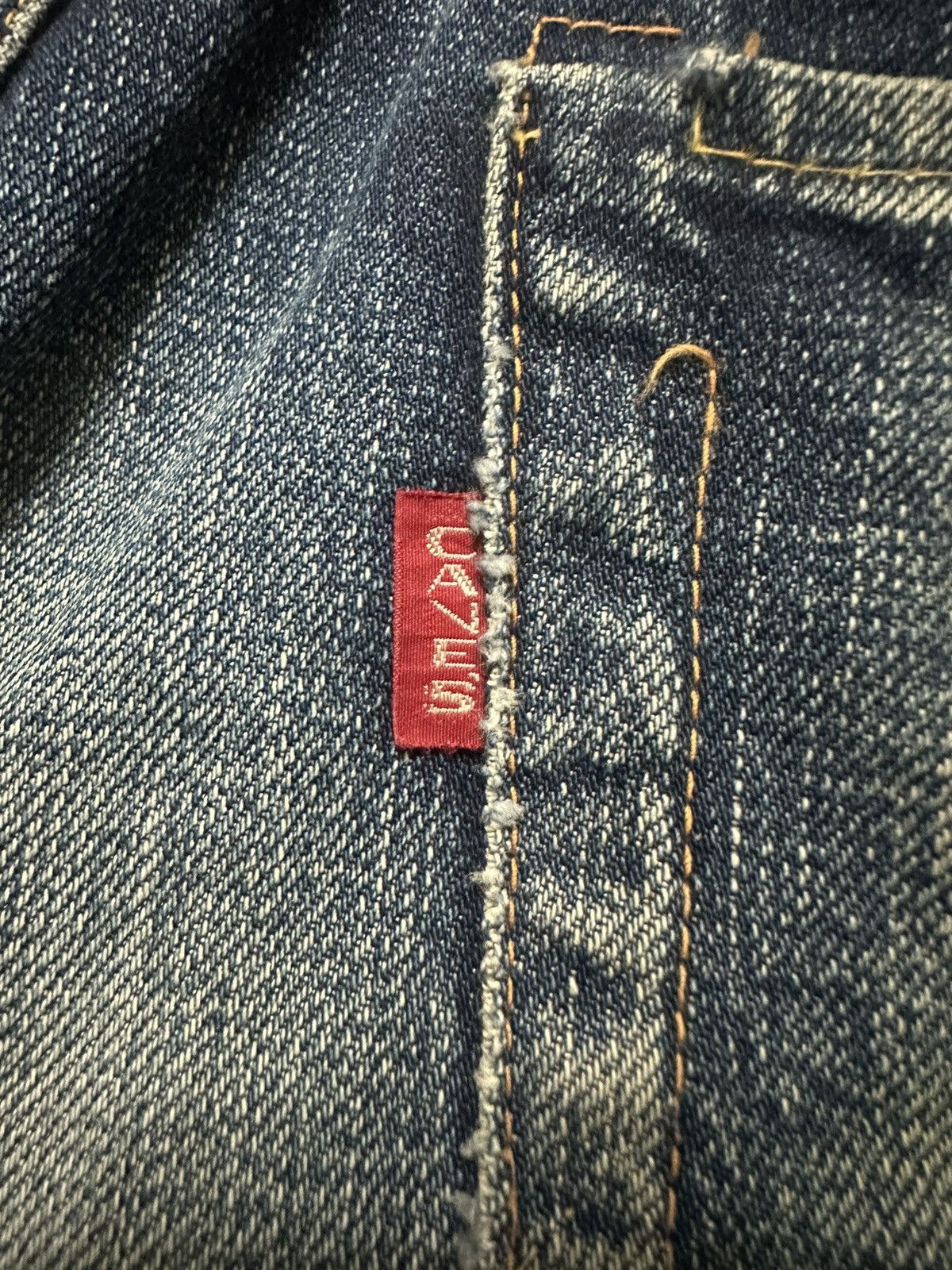 Sugar Cane 🇯🇵 Sugar Canes Buckle Back Selvedge Jeans Mud Wash Blue Size US 29 - 6 Thumbnail