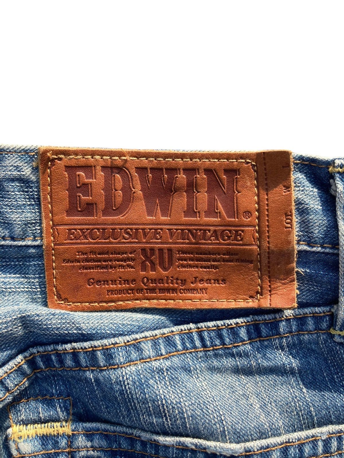 Edwin Vintage Y2K Edwin Straight Kaihara Jeans Size US 30 / EU 46 - 15 Thumbnail