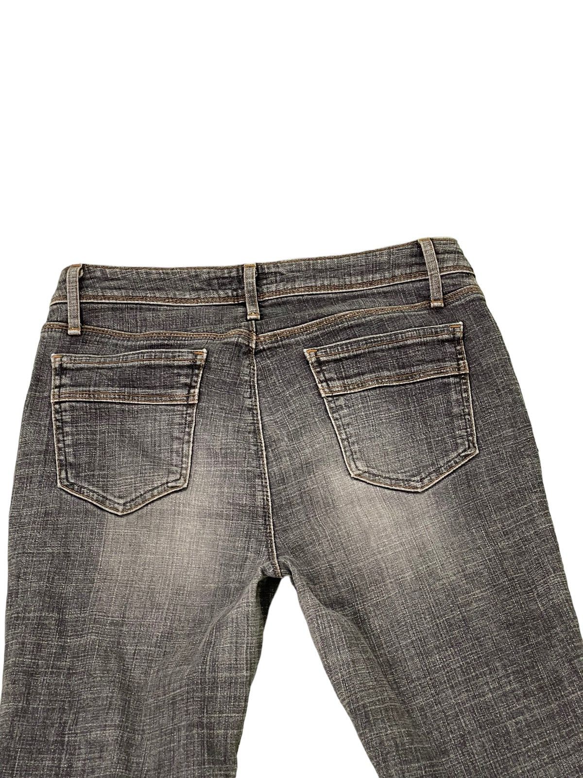 Japanese Brand Flare Jeans Ideo Japan Distress Stretch Boot Cut 6🟦1 Size US 31 - 18 Thumbnail