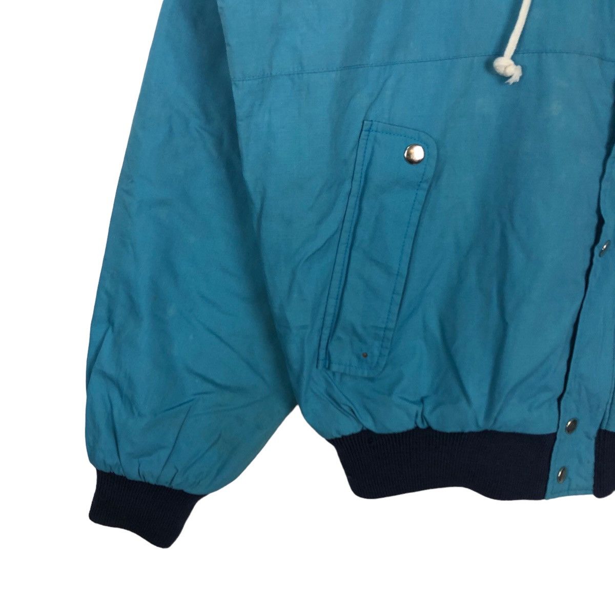Japanese Brand VINTAGE LEFT-HAND BOMBER JACKET JAPAN MADE Size US L / EU 52-54 / 3 - 3 Thumbnail