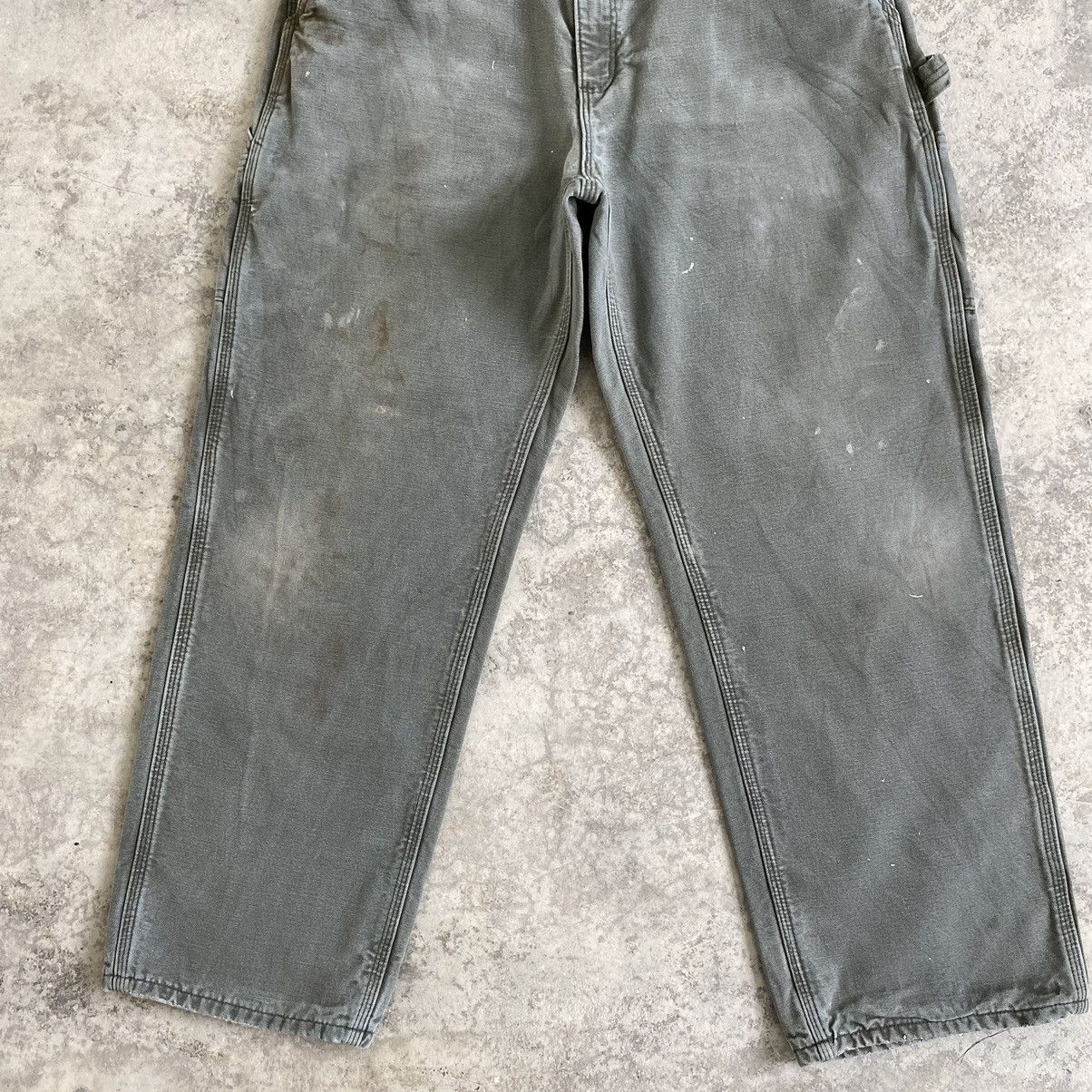 Carhartt × Vintage Vintage Carhartt Blanket Lined Carpenter Pants Size US 34 / EU 50 - 7 Thumbnail