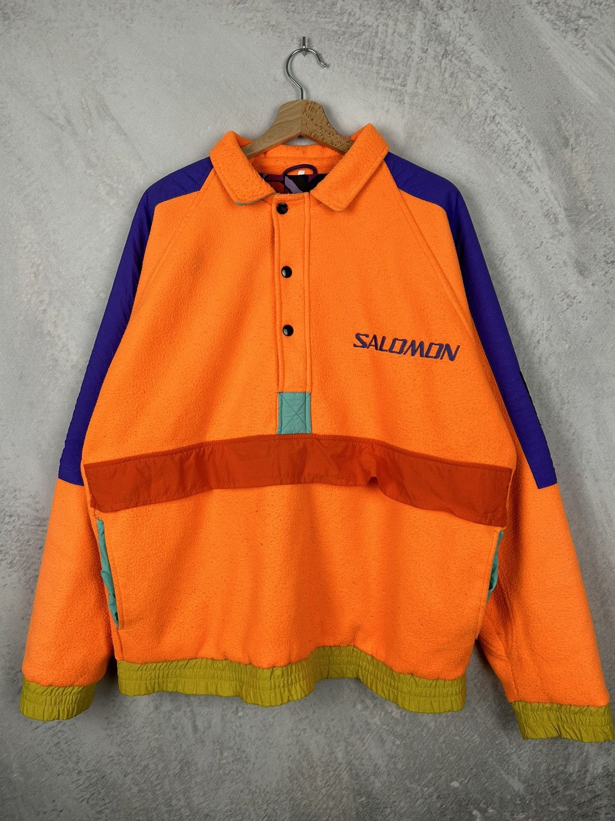 90s 00s Salomon fleece half zip pullover