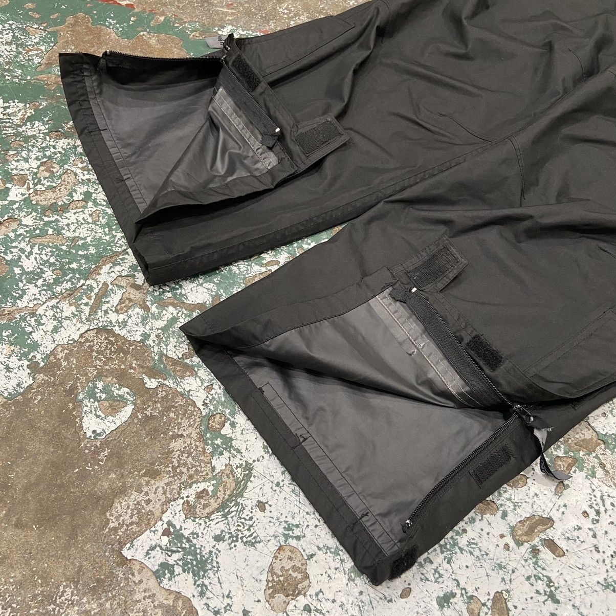 Vintage Vintage Black Baggy Overpants Size 27" / US 4 / IT 40 - 5 Thumbnail