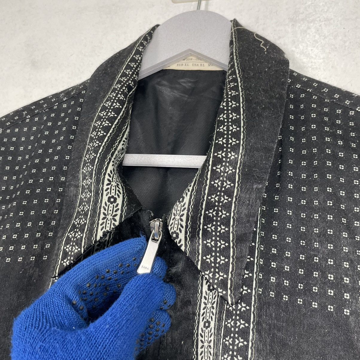 Japanese Brand STEAL💥ZARA PAISLEE PRINTED CHICANOS STYLE JACKET Size US XL / EU 56 / 4 - 11 Thumbnail