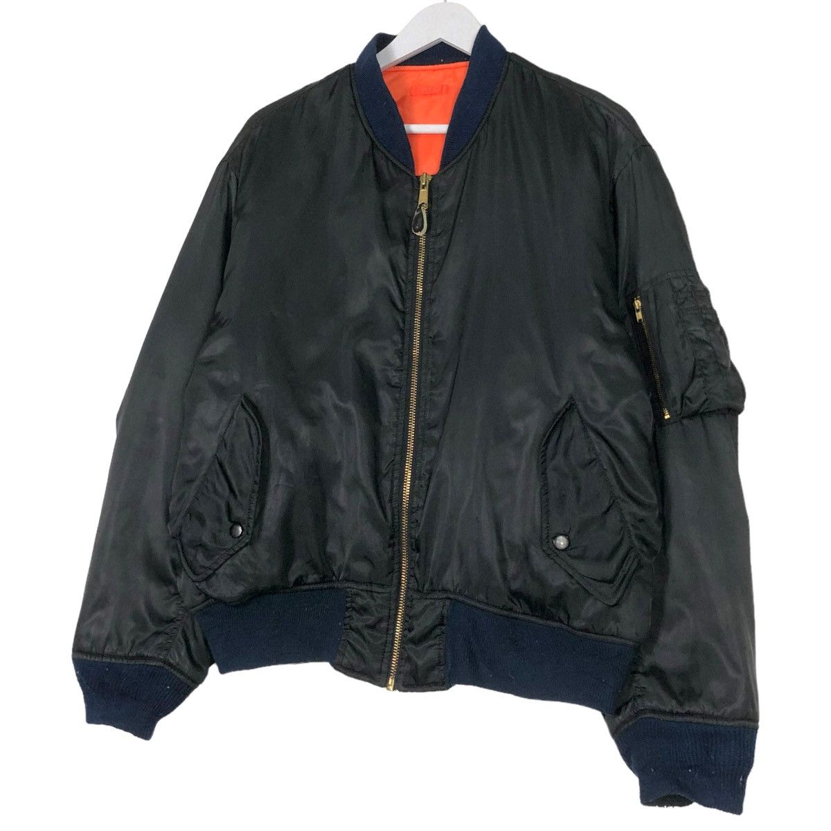 Beauty Beast × Japanese Brand 💥90s JAPAN MA-1 FLIGHT RIOT BOMBER JACKET Size US L / EU 52-54 / 3 - 3 Thumbnail