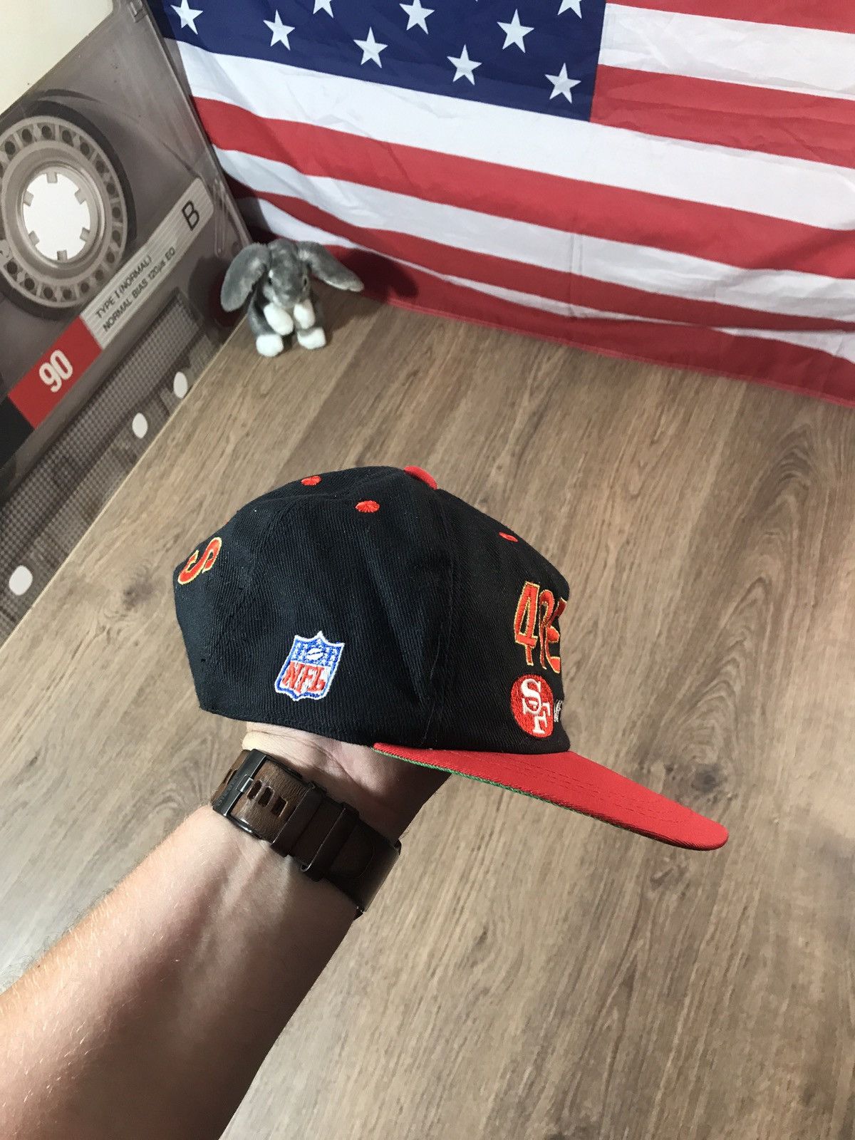 NFL × Vintage Vintage rare San Francisco 49ERS CAP Size ONE SIZE - 4 Thumbnail