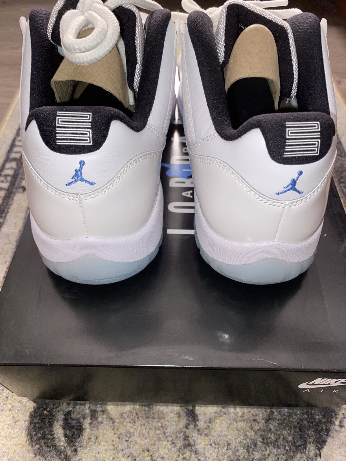 Jordan Brand × Nike Jordan 11 Retro Low Legend Blue Size US 13 / EU 46 - 4 Thumbnail