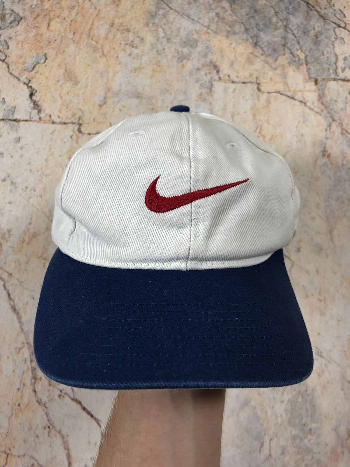 Nike × Vintage Nike vintage cap big logo Size ONE SIZE - 3 Thumbnail