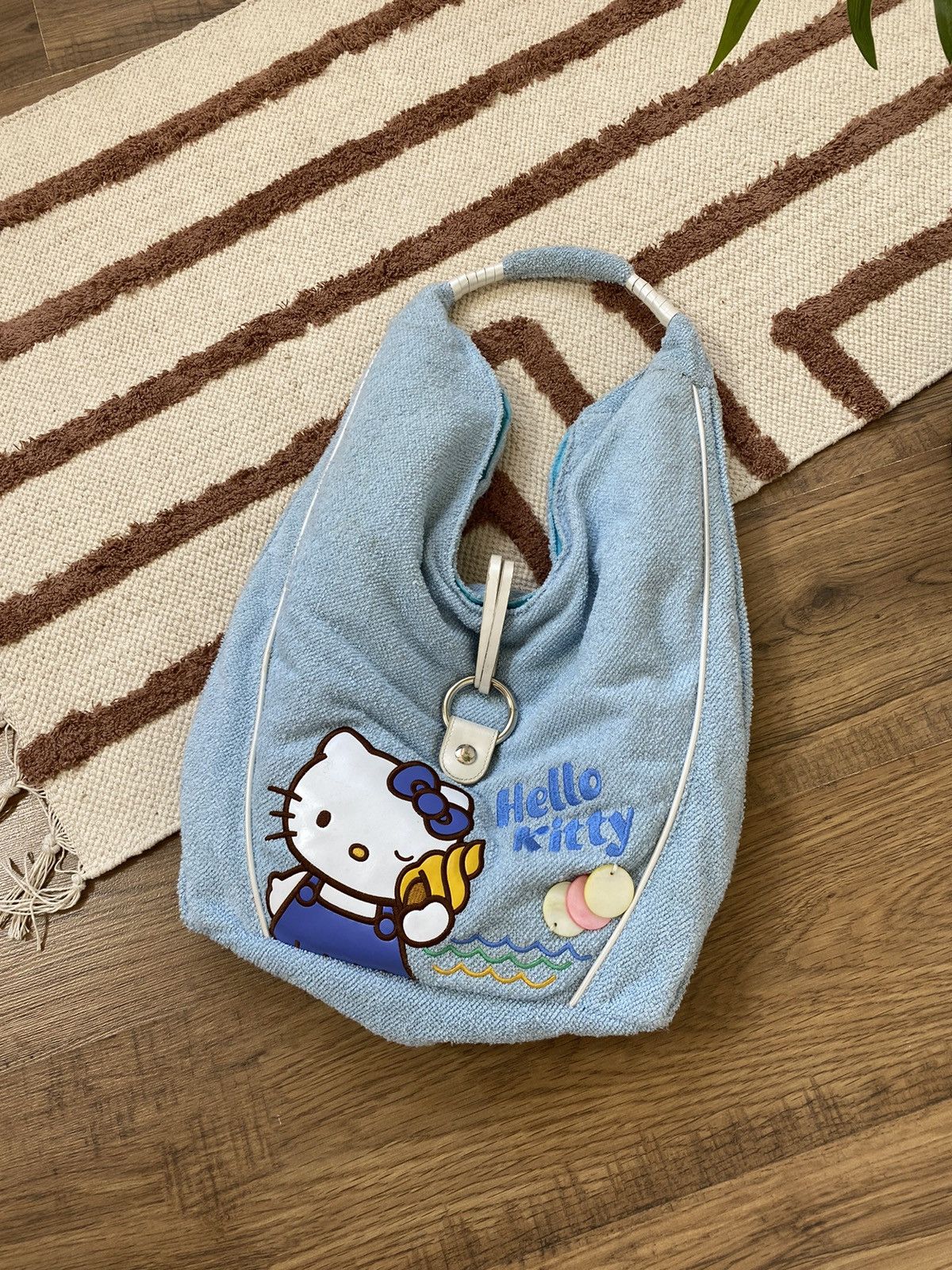 Cartoon Network HELLO KITTY BLUE VELOR SHOULDER BAG Size ONE SIZE - 2 Thumbnail