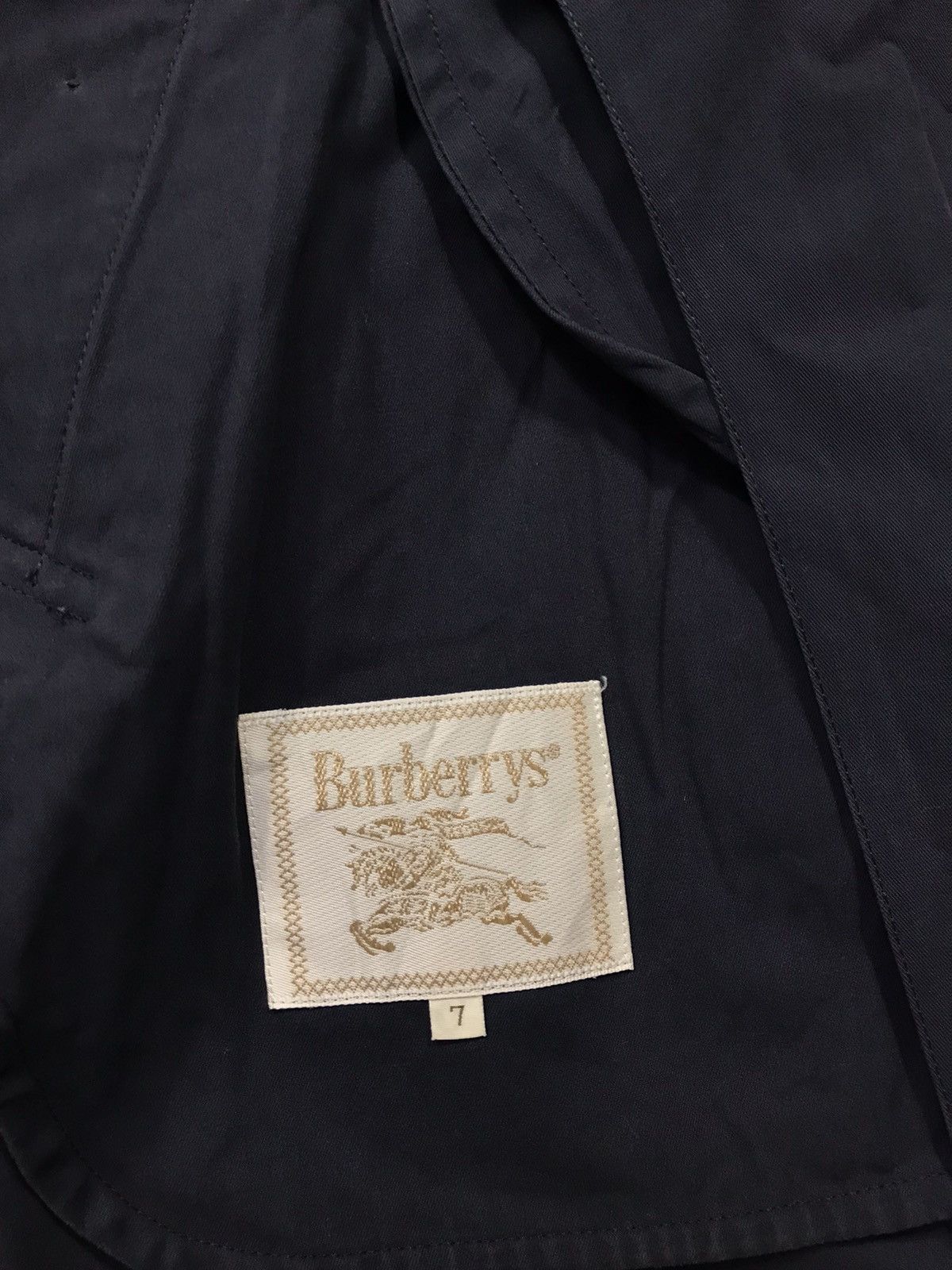Burberry × Designer Burberrys Trench Coat Wool Jacket Embroidery Inner Design Size US M / EU 48-50 / 2 - 8 Thumbnail