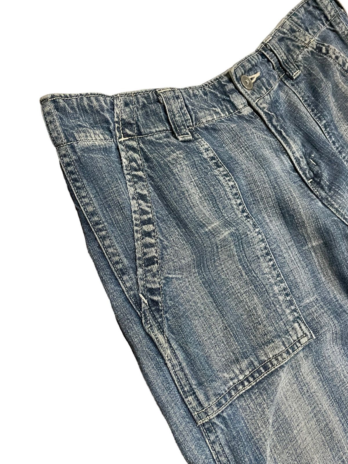 Japanese Brand × Johnbull John Bull 90s Distressed Fatigue Baker Army Style Jeans Size US 30 / EU 46 - 13 Thumbnail