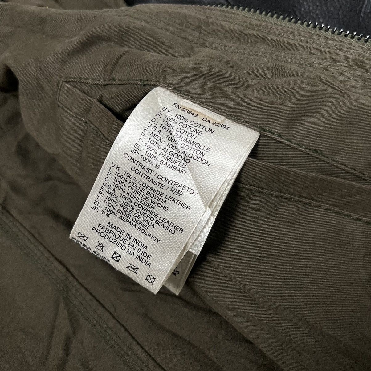 Diesel Diesel Apocalypse Style Parka Leather Sleeve Jacket Size US M / EU 48-50 / 2 - 7 Thumbnail