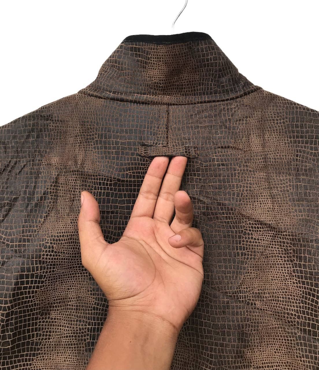 Jean Paul Gaultier RARE JPG Onward Kashiyama Reversible Lizard Coated Jacket Size US L / EU 52-54 / 3 - 7 Thumbnail