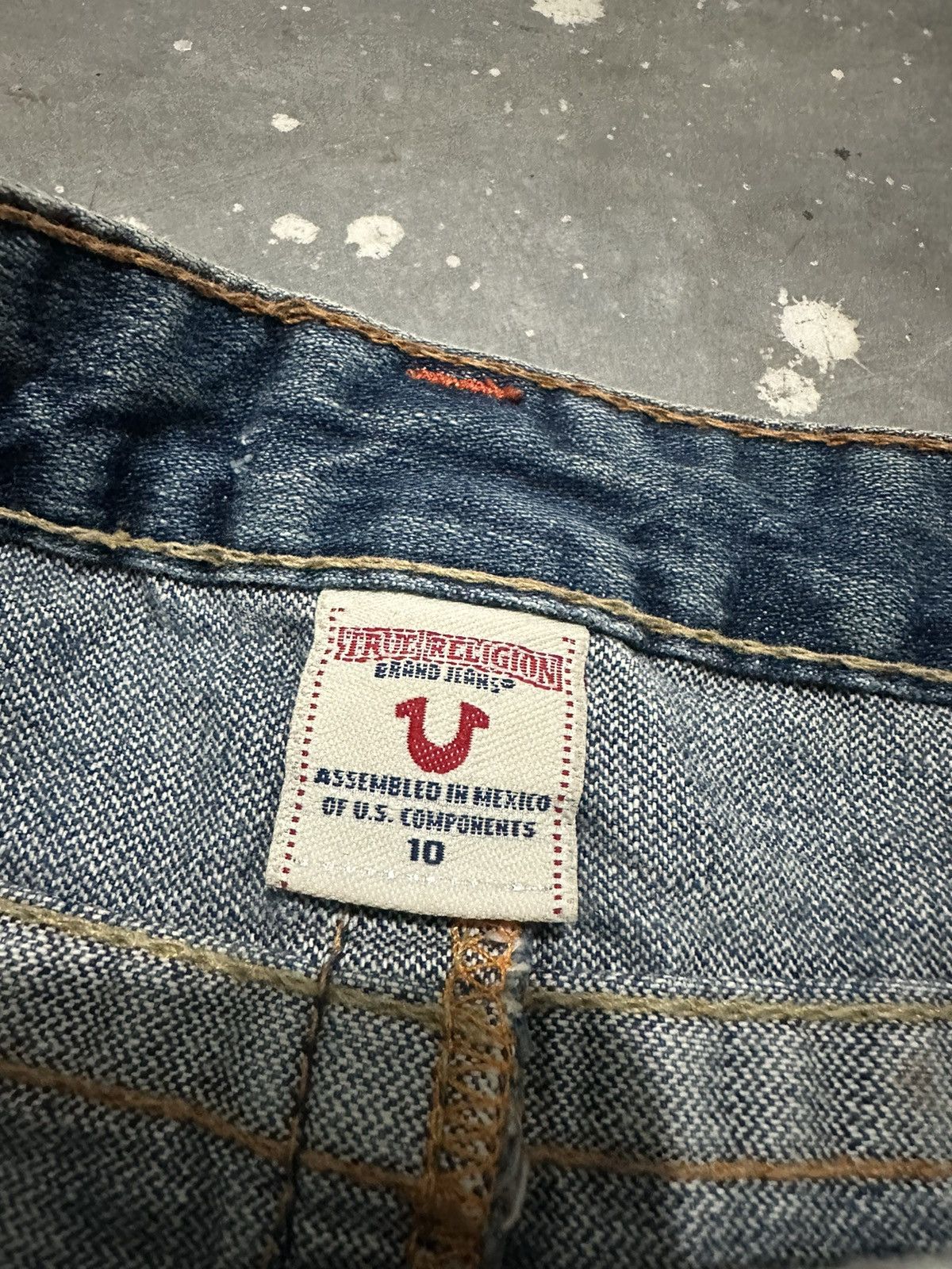 True Religion × Vintage True Religion Lola Distressed Mini Skirt Y2k Style Size 28" / US 6 / IT 42 - 9 Thumbnail