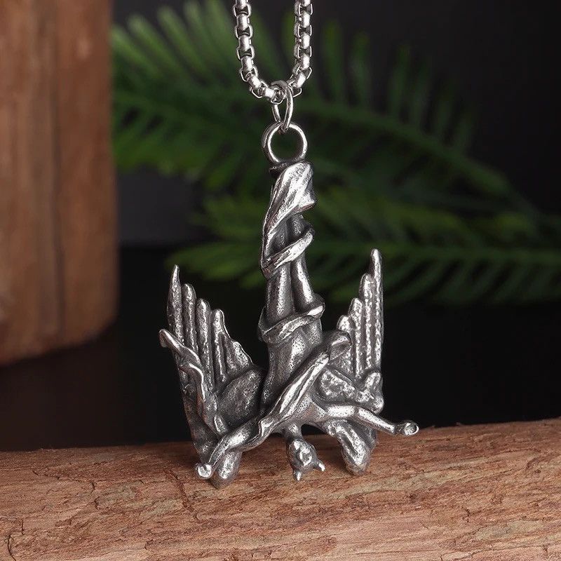 Jewelry Gothic Demon Lucifer Necklace Size ONE SIZE - 1 Thumbnail