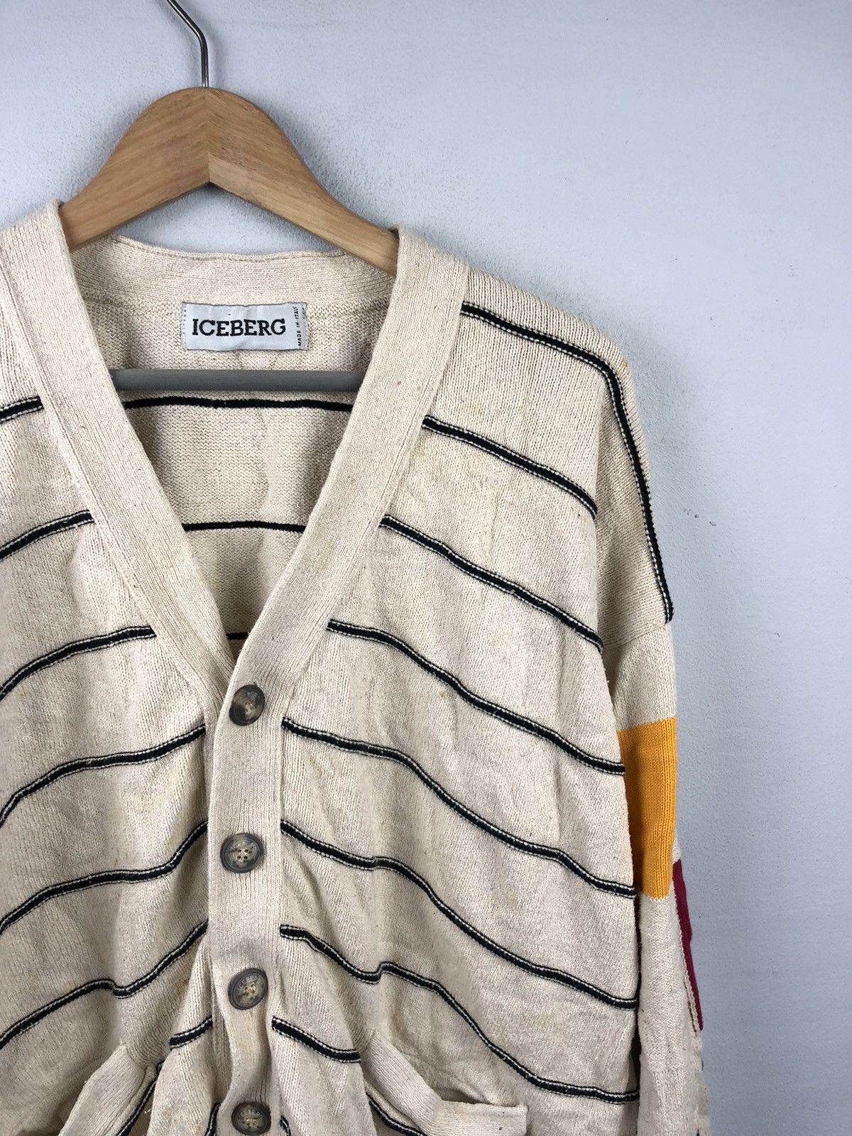 Iceberg × Other Iceberg Knitwear Multi Colour Patchwork Size L / US 10 / IT 46 - 2 Thumbnail