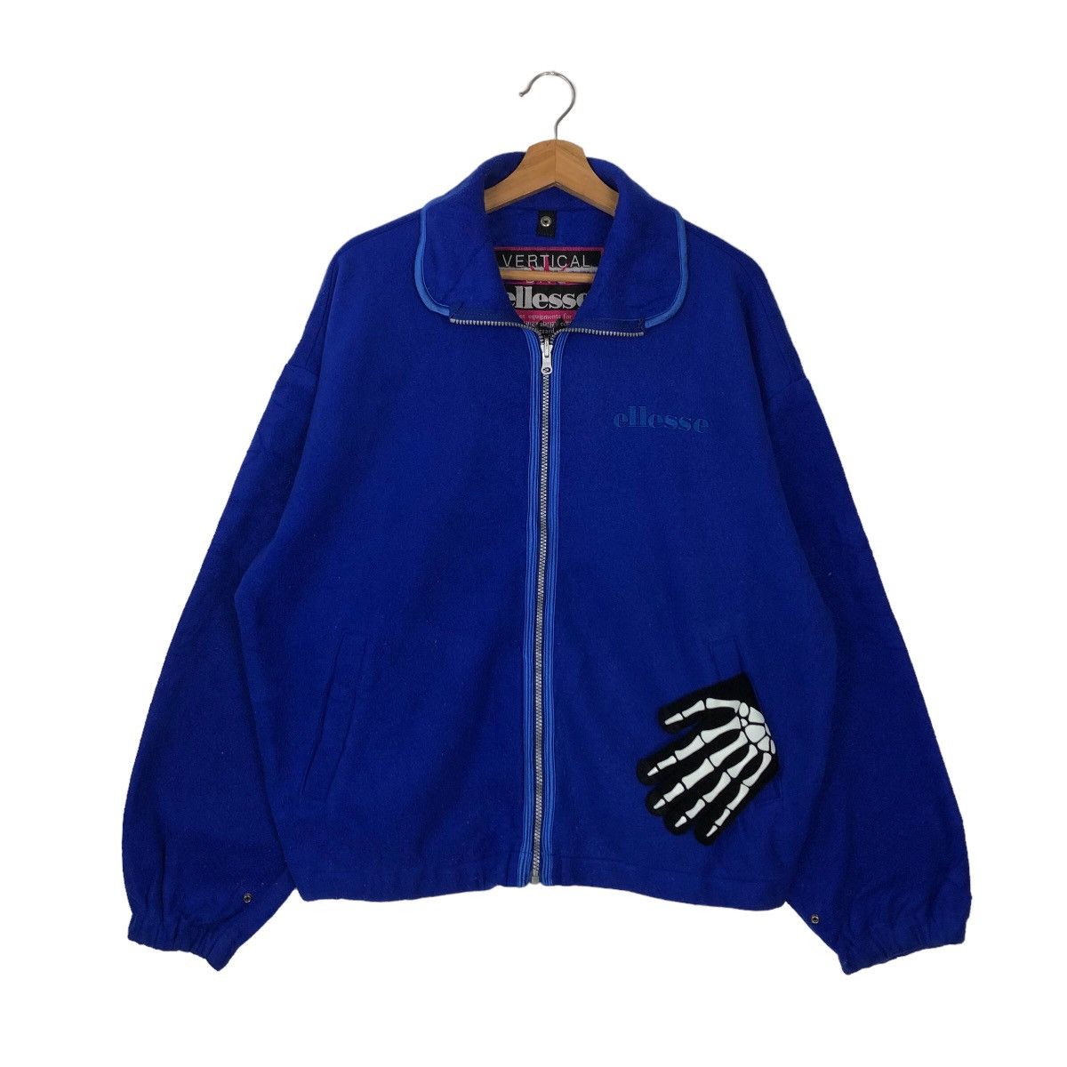 Japanese Brand VINTAGE FLEECE SHERPA JACKET ELLESSE JAPAN MADE Size US L / EU 52-54 / 3 - 1 Thumbnail