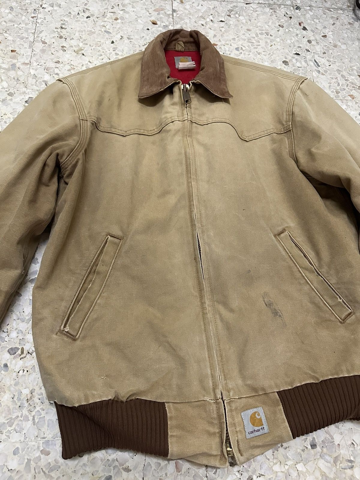 Carhartt Vintage Carhartt Chore Jacket Distressed Work Wear Fashion Size US M / EU 48-50 / 2 - 4 Thumbnail