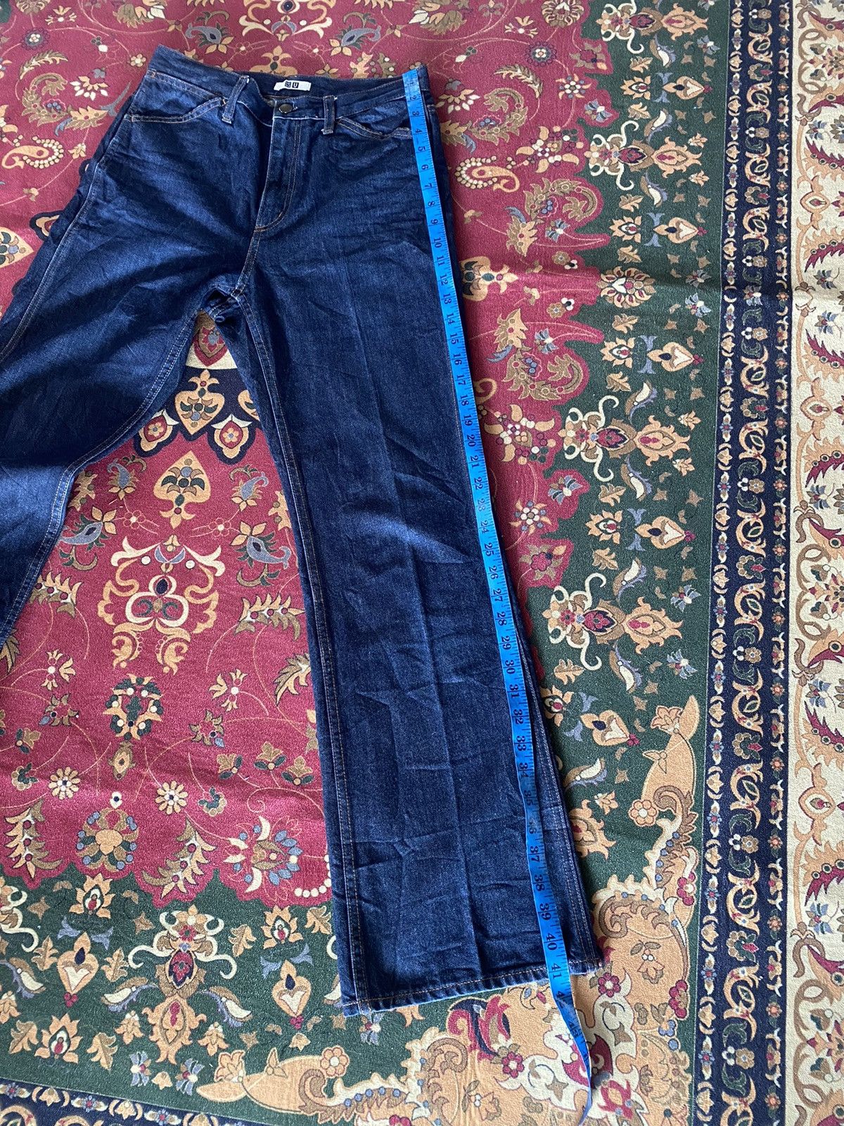 JNCO × Uniqlo × Vintage 🔥VERY COOL🔥Uniqlo Bootcut Denim Pant 30 Size US 30 / EU 46 - 11 Thumbnail