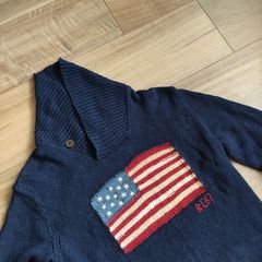 NWT, Ralph Lauren Embroidered 1967 New york USA Flag Pony Polo