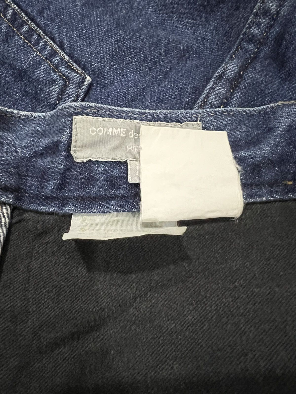 Comme des Garcons Homme ARCHIVE 80s Homme High Waist Baggy Gabardine 🎈Classic Denim Size US 28 / EU 44 - 8 Thumbnail