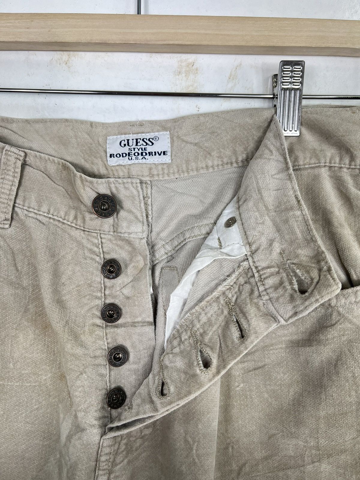 Guess 🔥 GUESS RODEO DRIVE CORDUROY Size US 29 - 10 Thumbnail