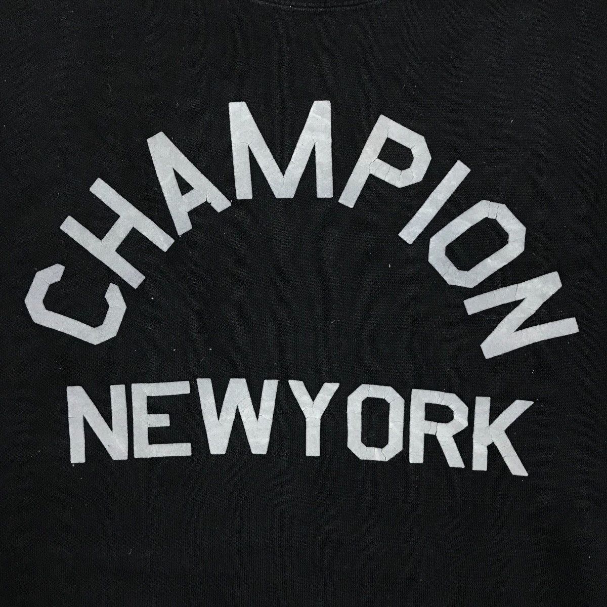 Vintage Champion E Hyphen World Gallery Spell Out Pullover