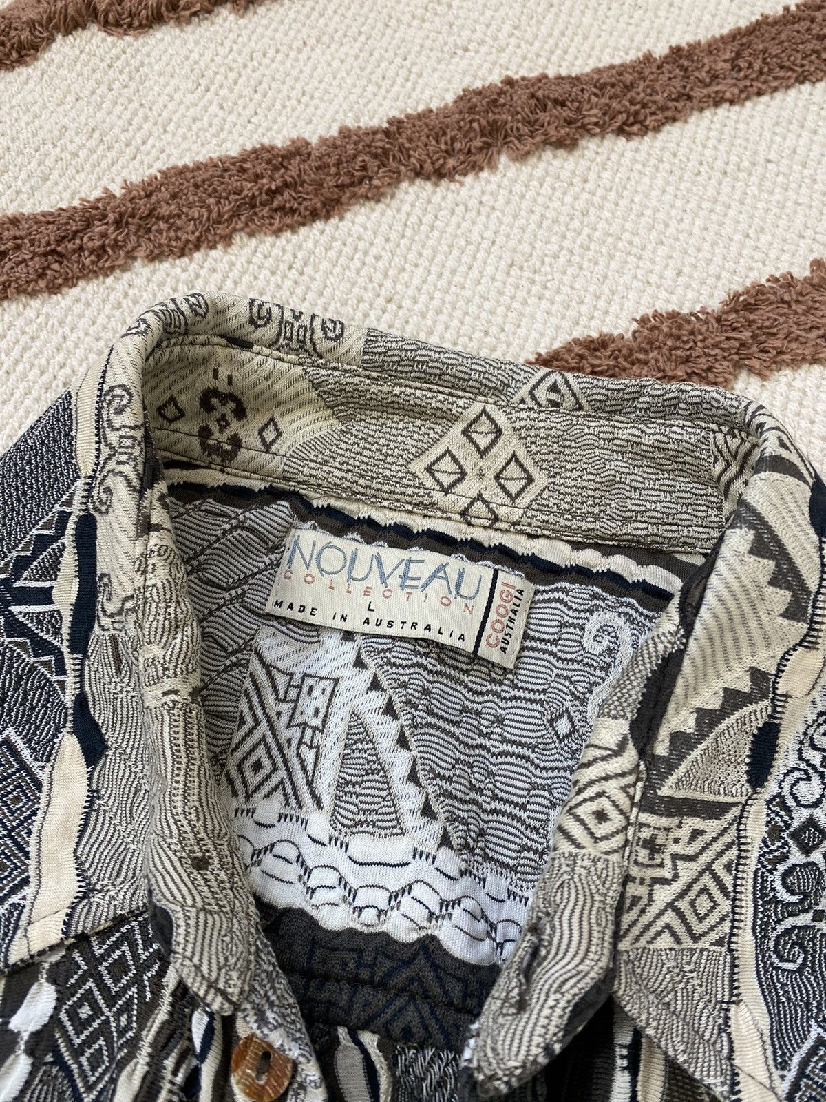 Coogi COOGI VINTAGE MERCERISED COTTON SHIRT Size US L / EU 52-54 / 3 - 2 Thumbnail