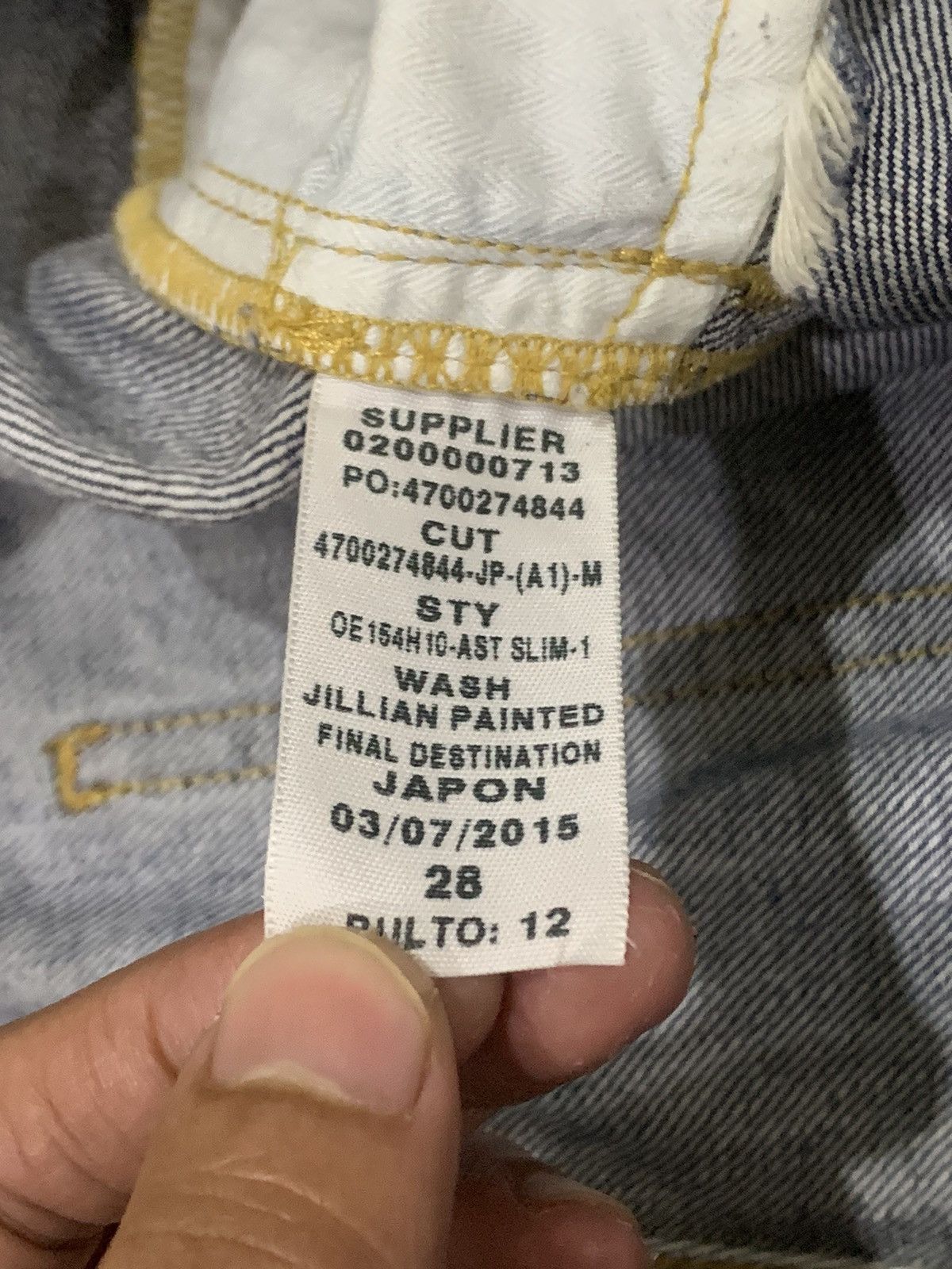 Polo Ralph Lauren Polo Ralph Lauren Astor Jillian Wash Paint Splatter Jeans Size US 32 / EU 48 - 17 Thumbnail