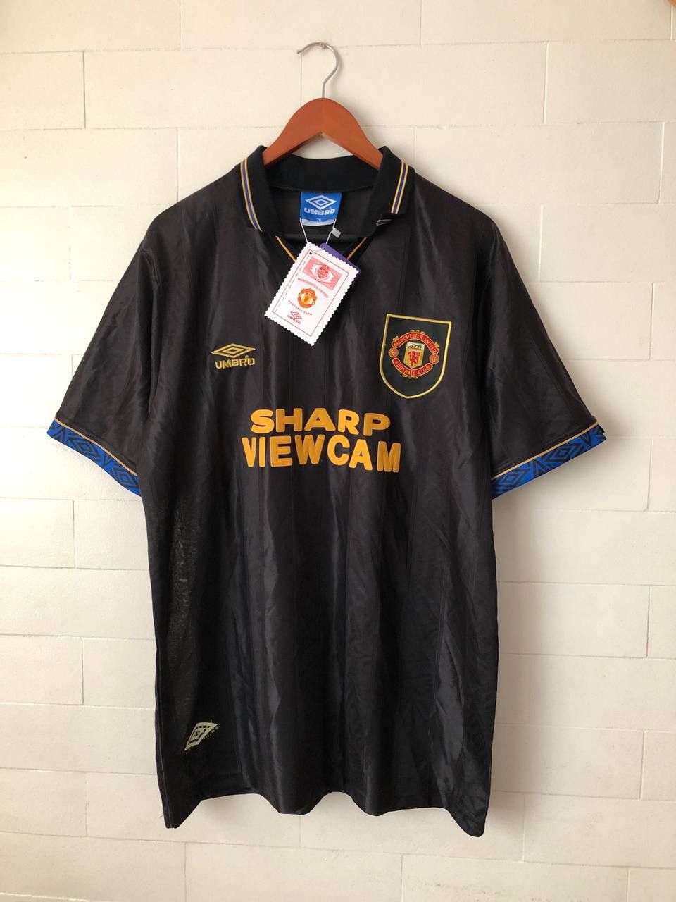 Vintage des années 90 manchester united umbro football maillot de