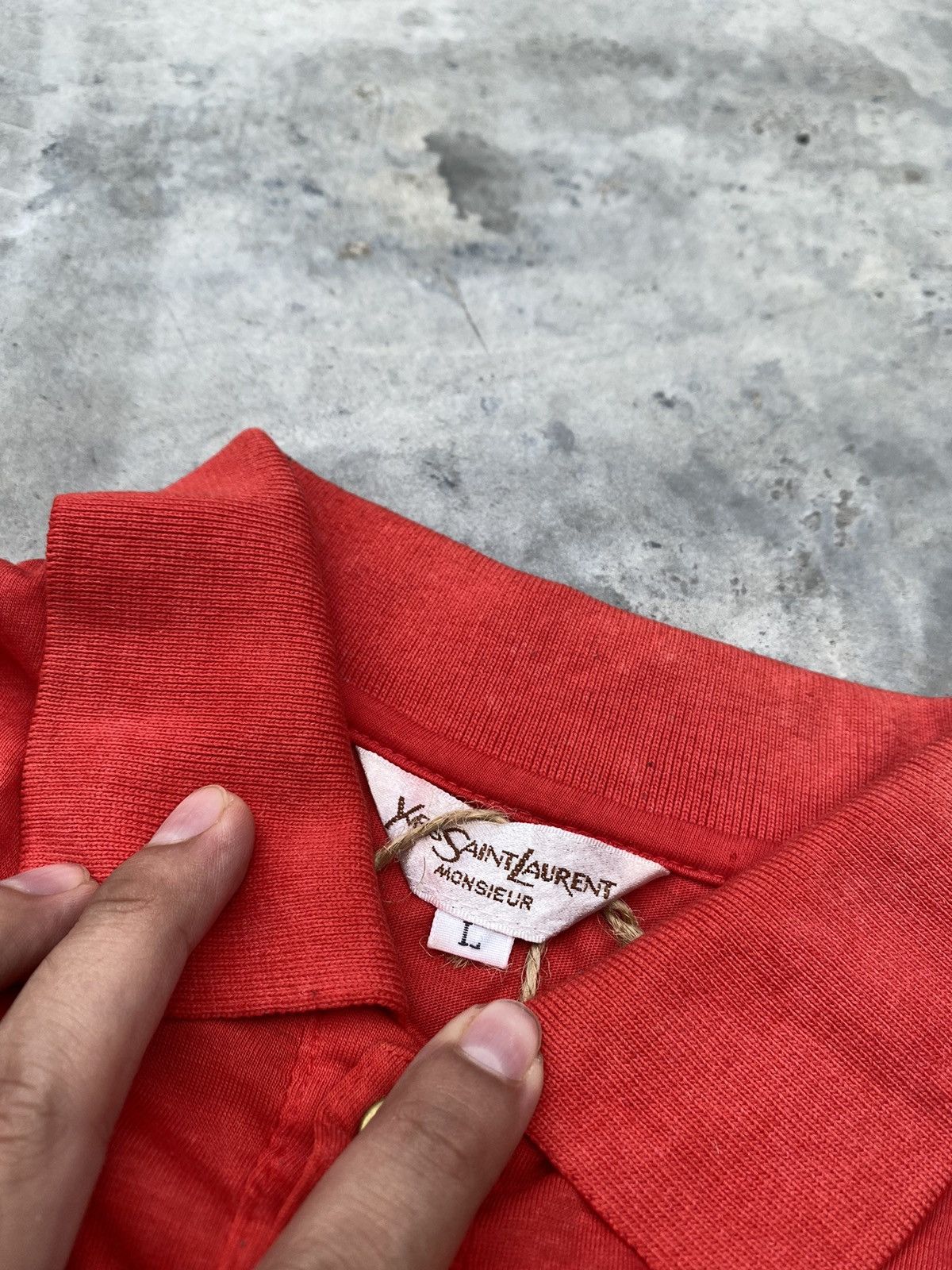 Vintage × Yves Saint Laurent Vintage Yves Saint Laurent Polo Size US M / EU 48-50 / 2 - 4 Thumbnail