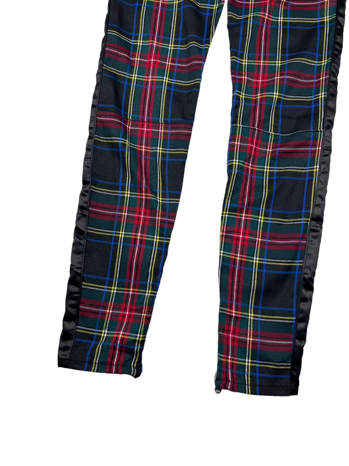 MNML MNML Tartan Zipper Seditionaries Drawstring Pants Size US 30 / EU 46 - 9 Thumbnail