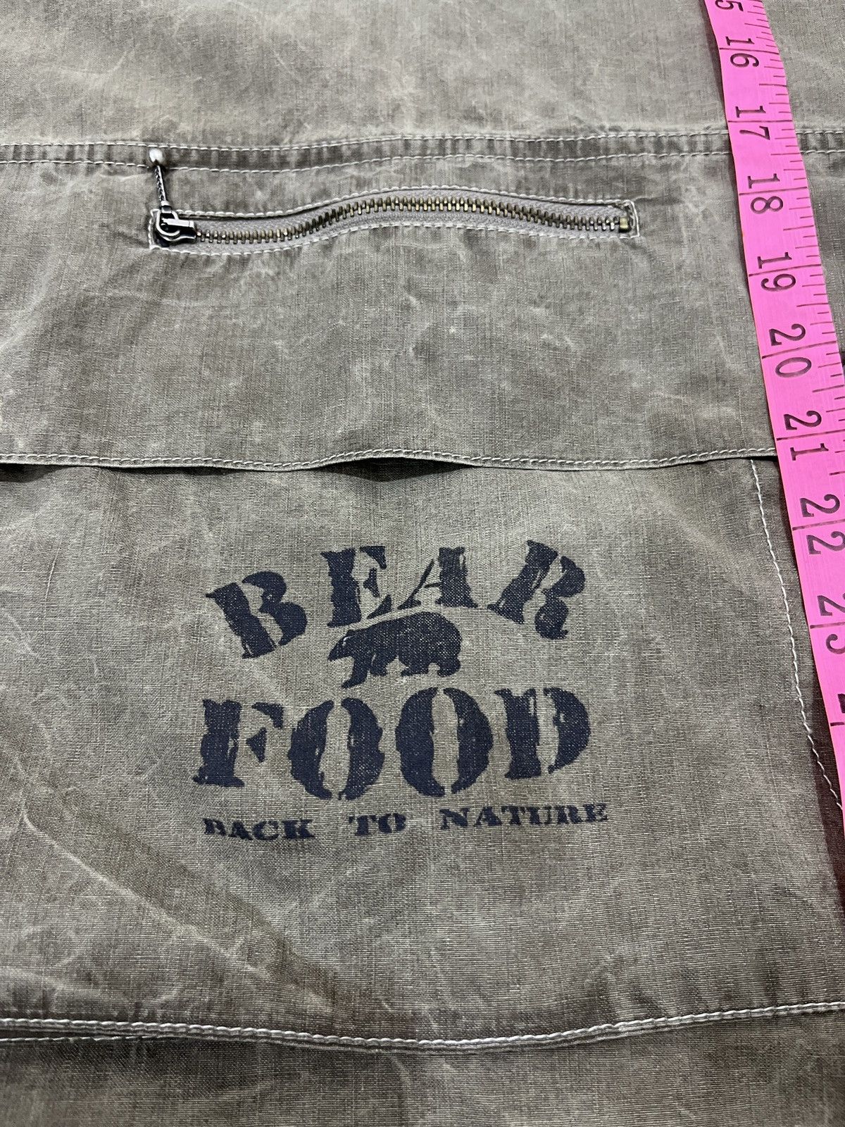 Vintage (Qqqq). VTG BEAR FOOD BACK TO NATURE ANORAK JACKET Size US L / EU 52-54 / 3 - 14 Thumbnail