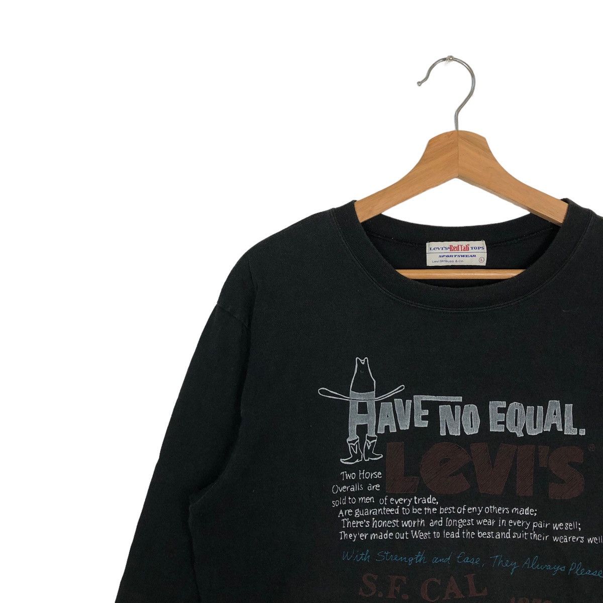 Levi's VINTAGE LEVI’S SPELL OUT BIG LOGO CONSTRUCTION DESTROY STYLE Size US L / EU 52-54 / 3 - 6 Thumbnail