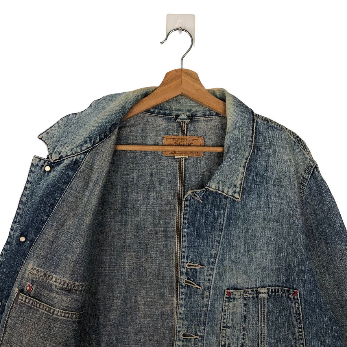 Levi's VINTAGE HIKORY CHORE DENIM WORKER JACKET LEVI’S Size US M / EU 48-50 / 2 - 9 Thumbnail