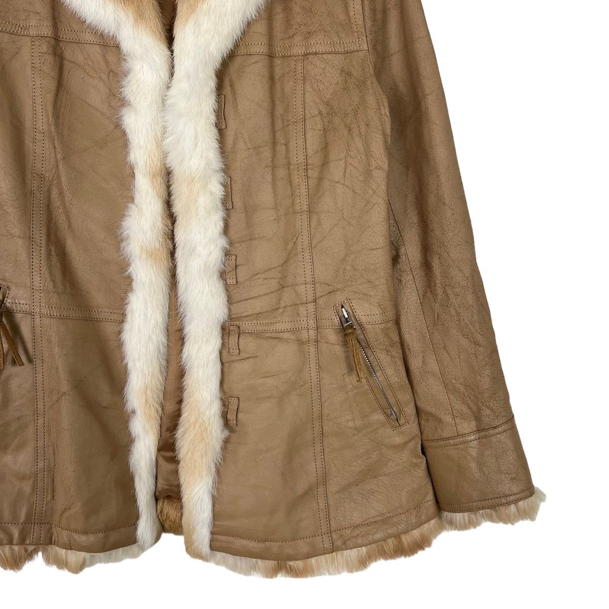 Burberry 🔥 BURBERRY LONDON BLUE LABEL REAL FUR TRIM Size M / US 6-8 / IT 42-44 - 4 Thumbnail