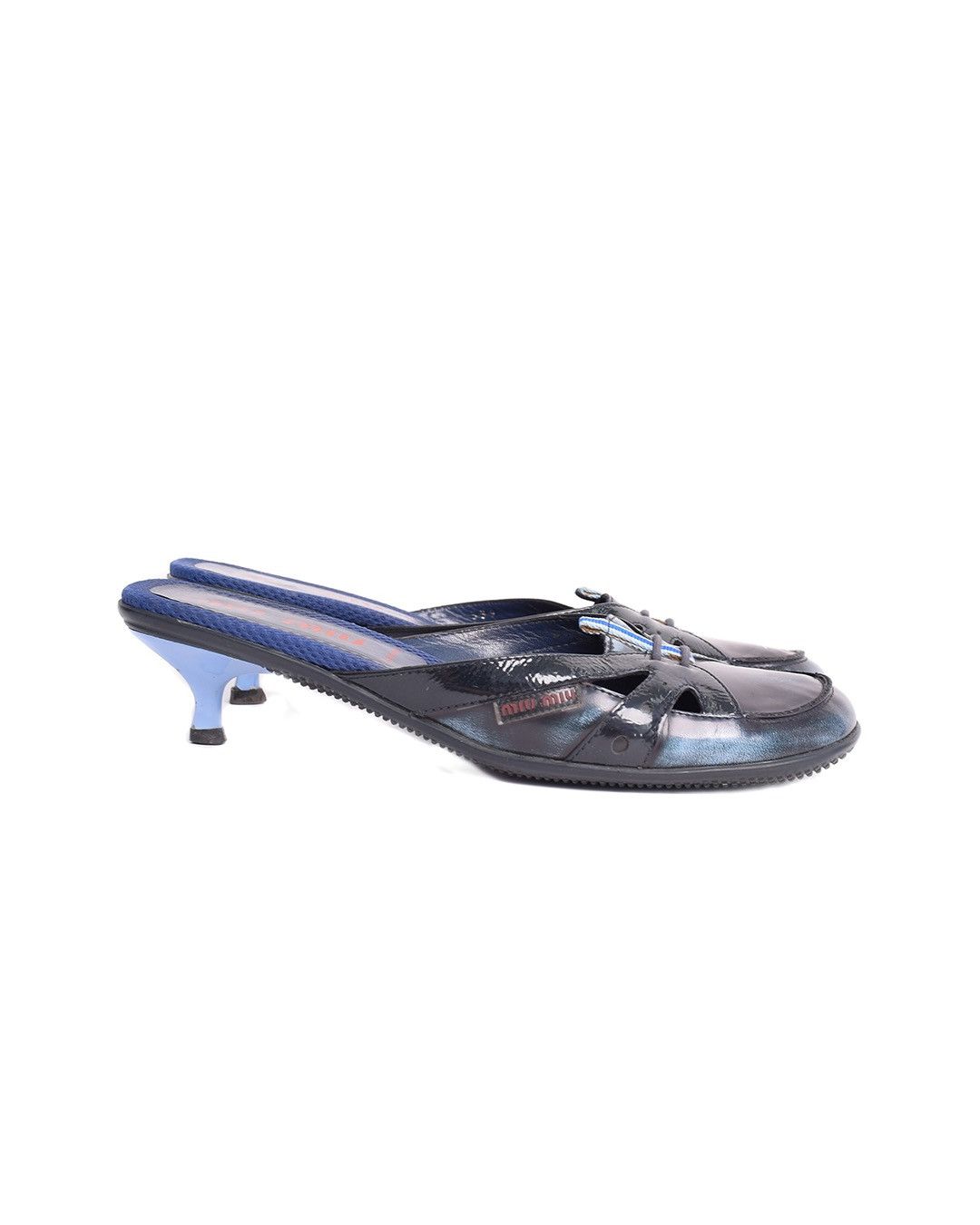 Miu Miu Miu Miu S/S2000 Mules "Worn Out Leather" Effect Size US 9 / IT 39 - 5 Thumbnail