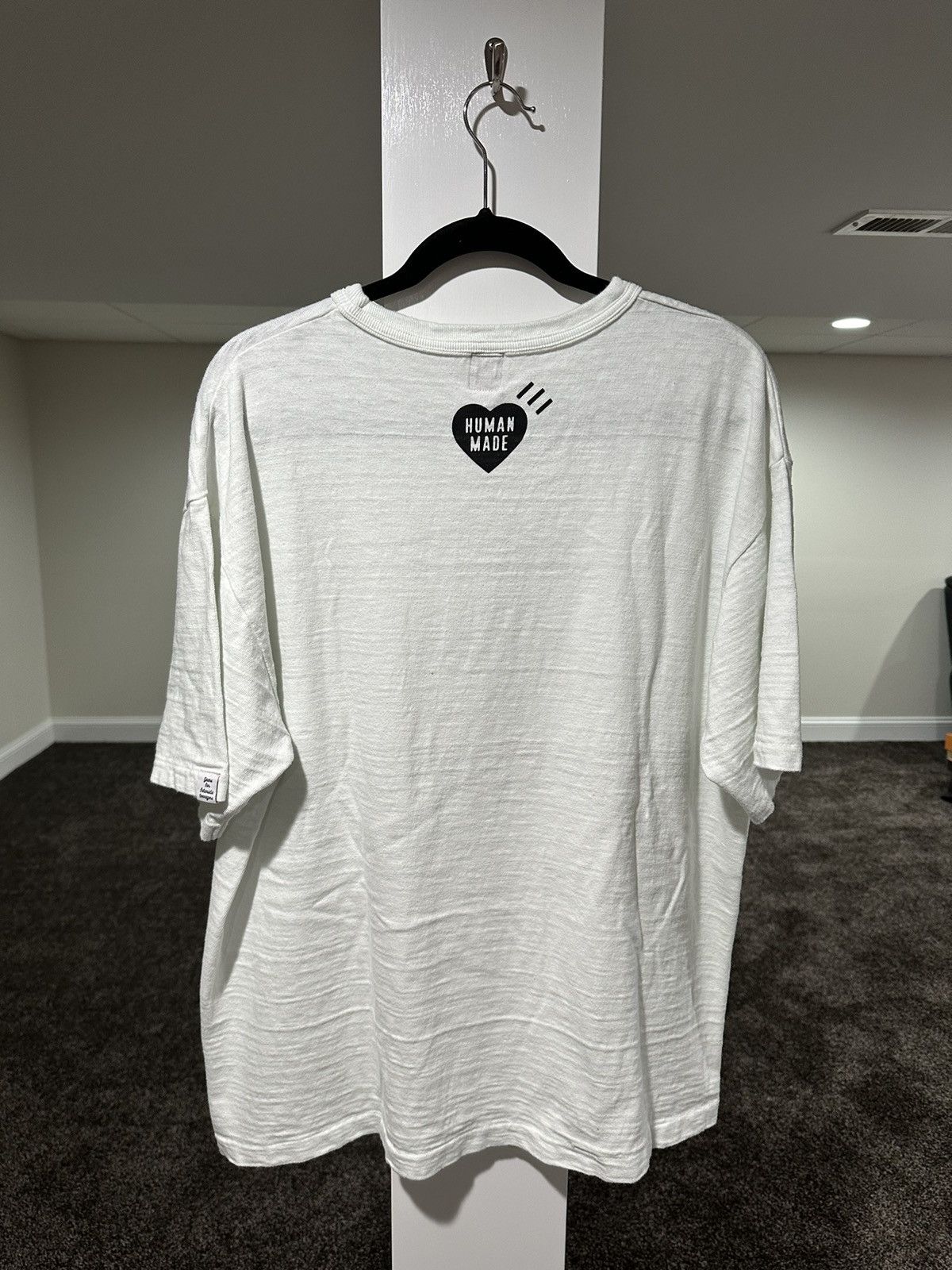 Human Made × Nigo Human Made White Duck Short Sleeve T-Shirt | Grailed 