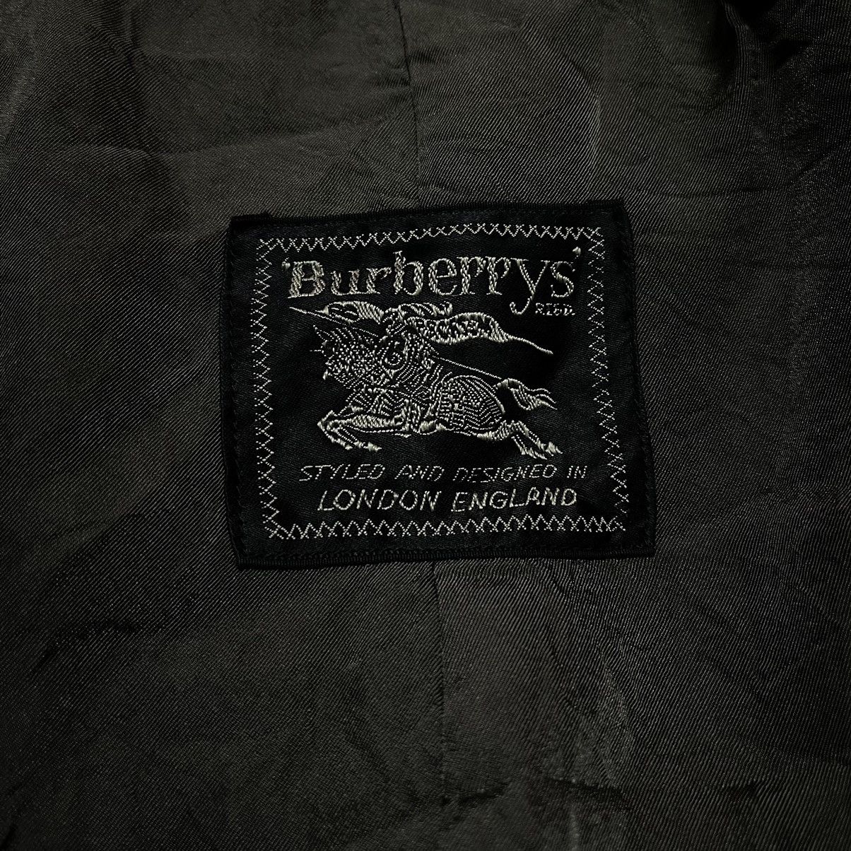 Burberry Vintage BURBERRY Herringbone wool trench coat jacket Size US L / EU 52-54 / 3 - 6 Thumbnail