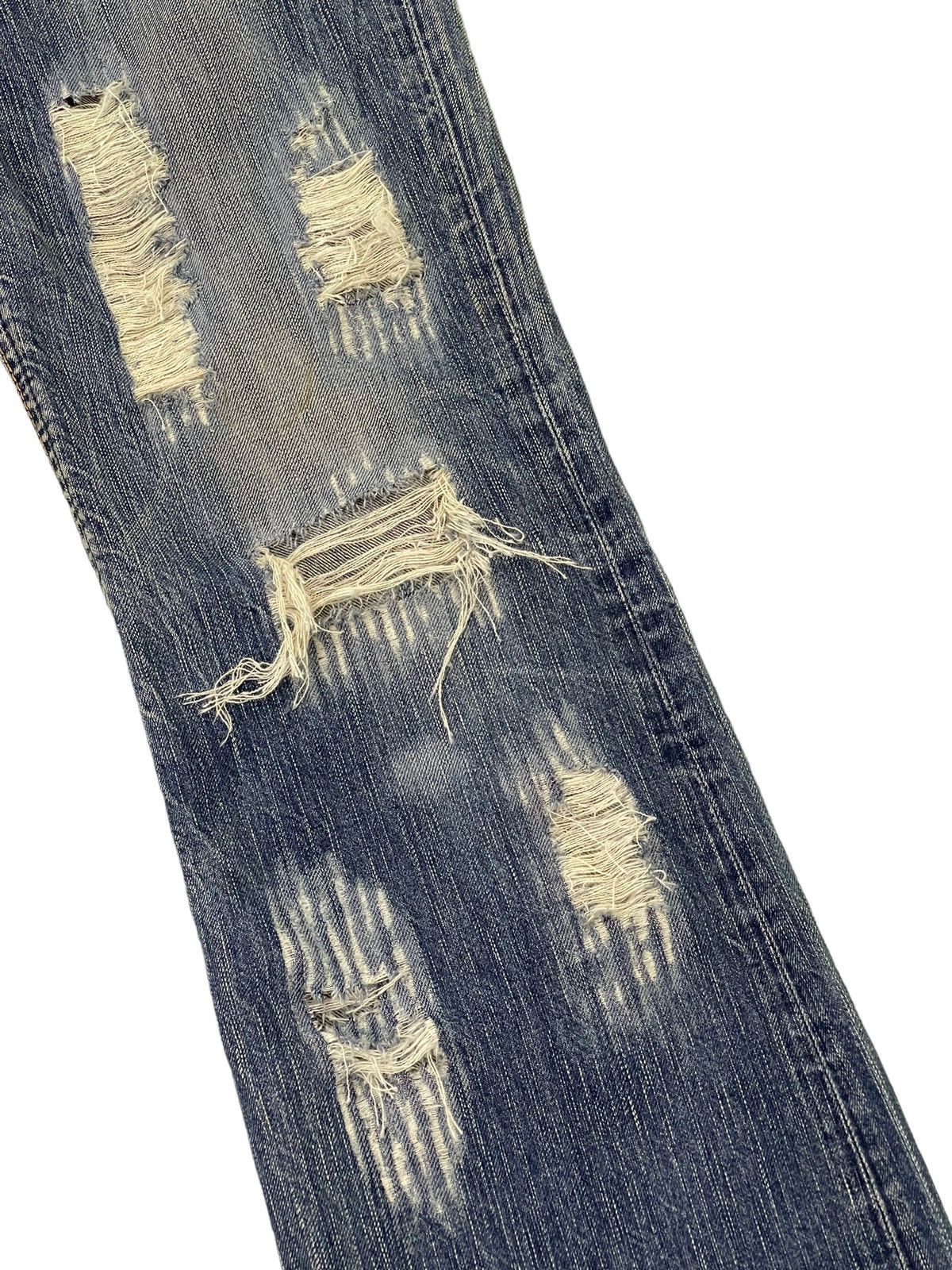 Edwin Flare Jeans Edwin Japan Distress Low Rise Boot Cut 6🟦1 Size US 31 - 7 Thumbnail