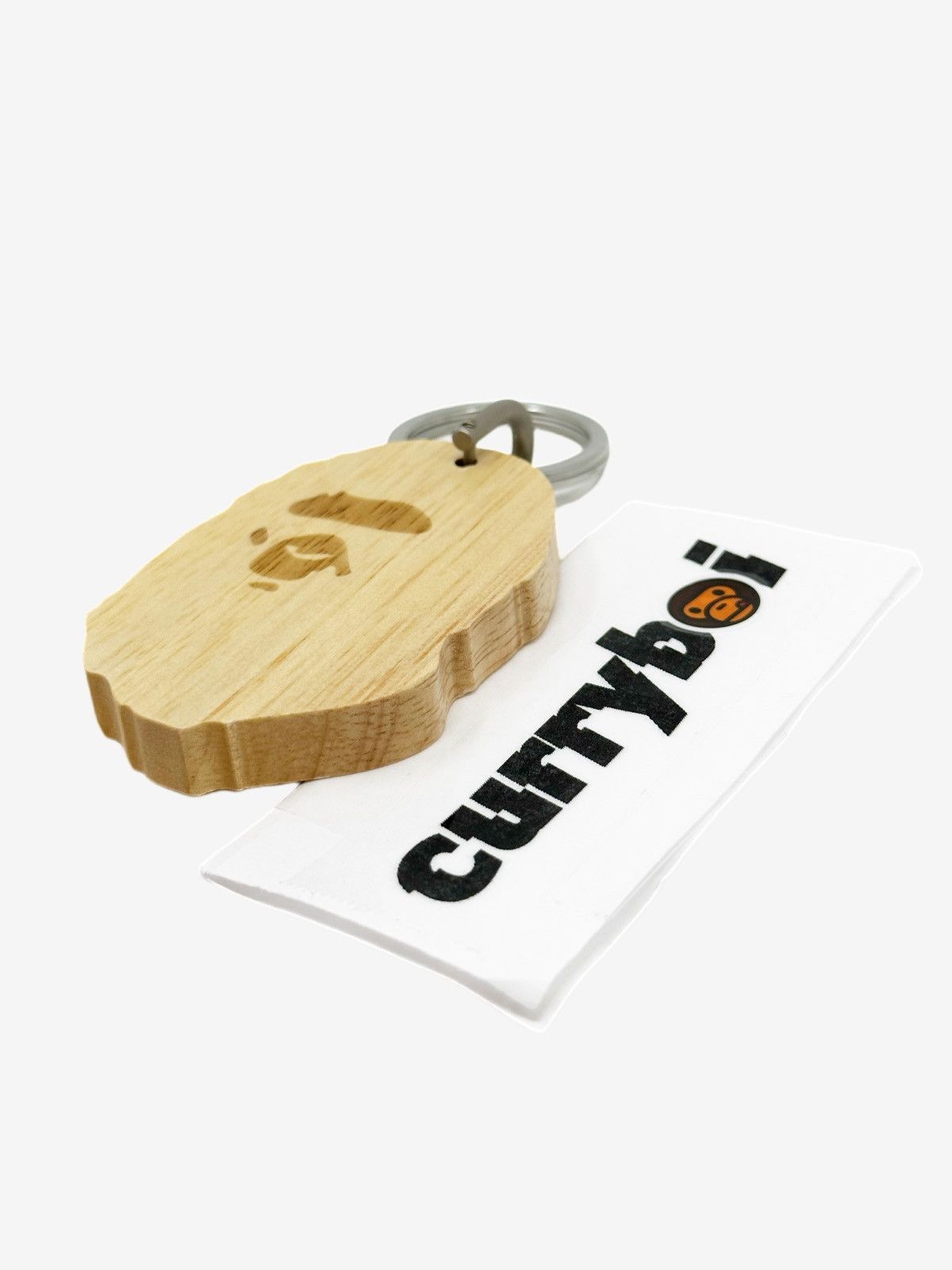 Bape Ape Head Wood Keychain Size ONE SIZE - 8 Thumbnail