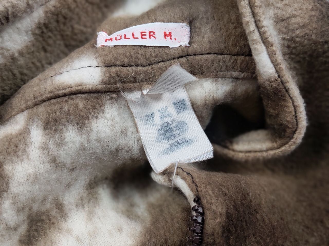 Japanese Brand Vintage 90s Wolf Zip Fleece Vest Jacket Print Supreme Style Size US L / EU 52-54 / 3 - 12 Thumbnail