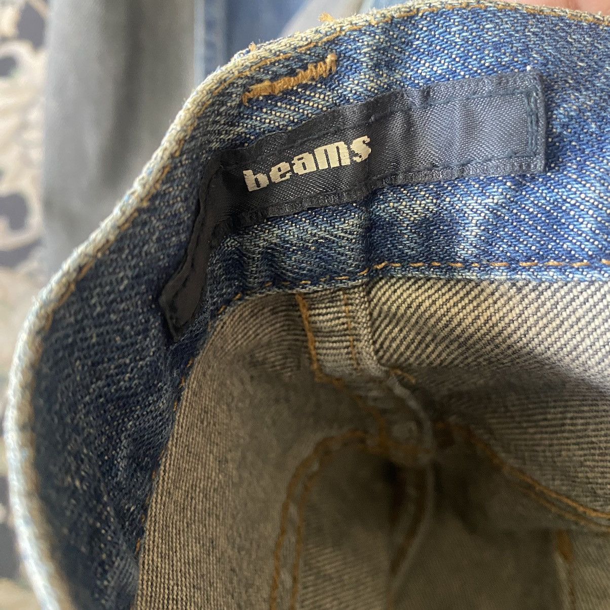 Beams Plus Japanese Brand Beams Hybrid Two Tone Denim Jeans Size US 31 - 18 Thumbnail