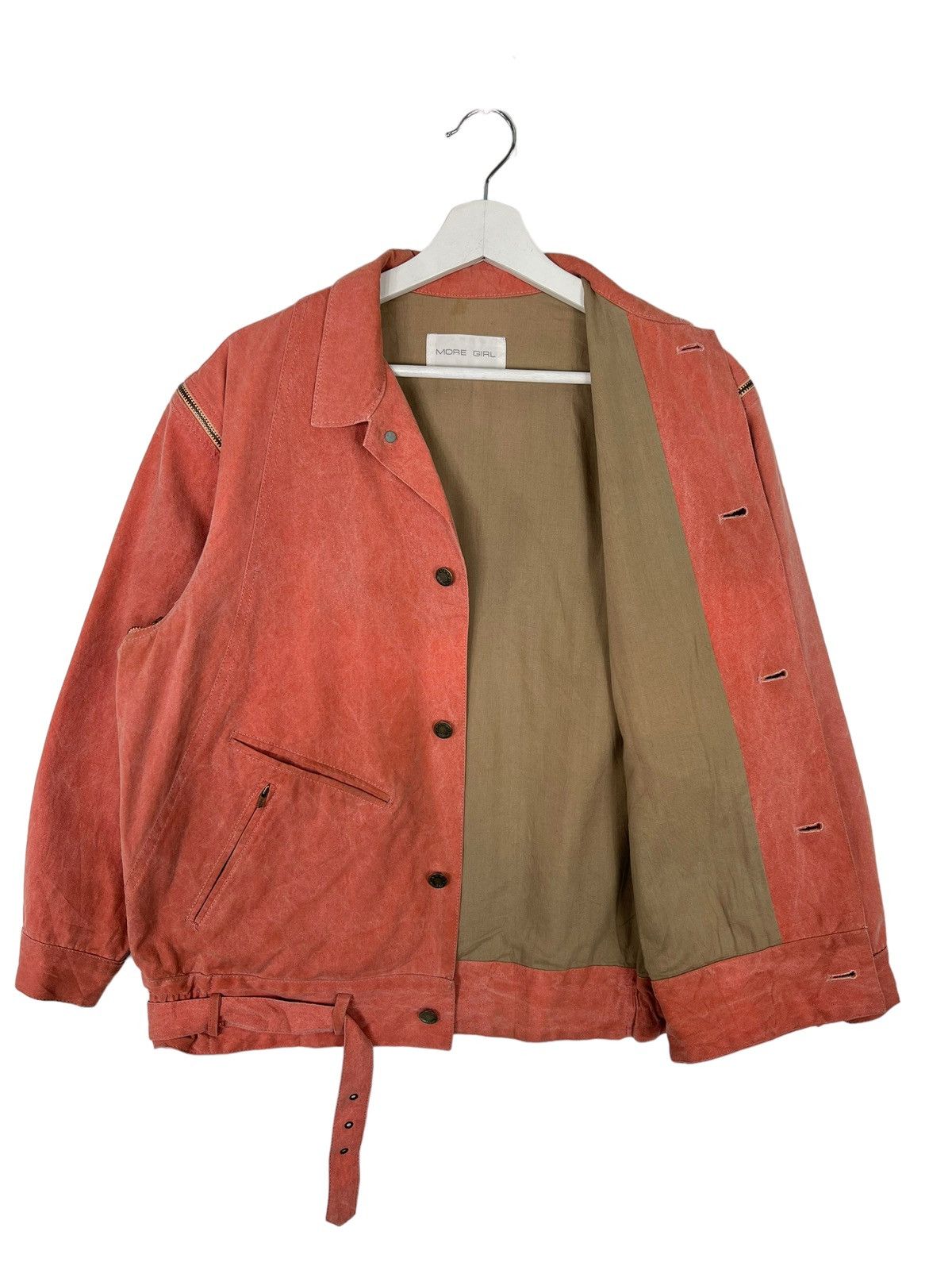 Issey Miyake 🔥 VINTAGE 80s ISSEY MIYAKE BELT JACKET Size US M / EU 48-50 / 2 - 1 Thumbnail